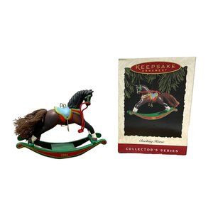 Hallmark Rocking Horse Ornament 14th in 1994 Series